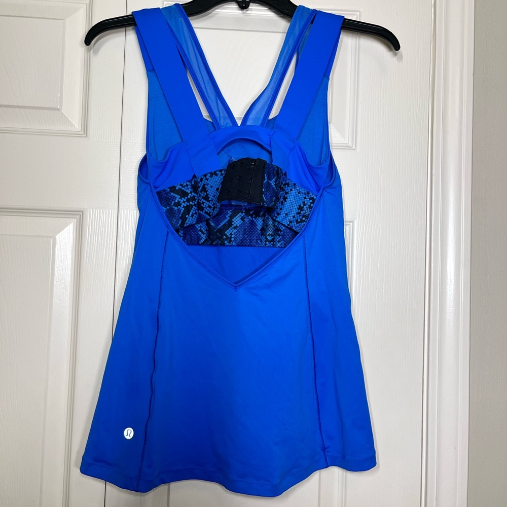Lululemon Super Sport Tank Pipe Dream Blue